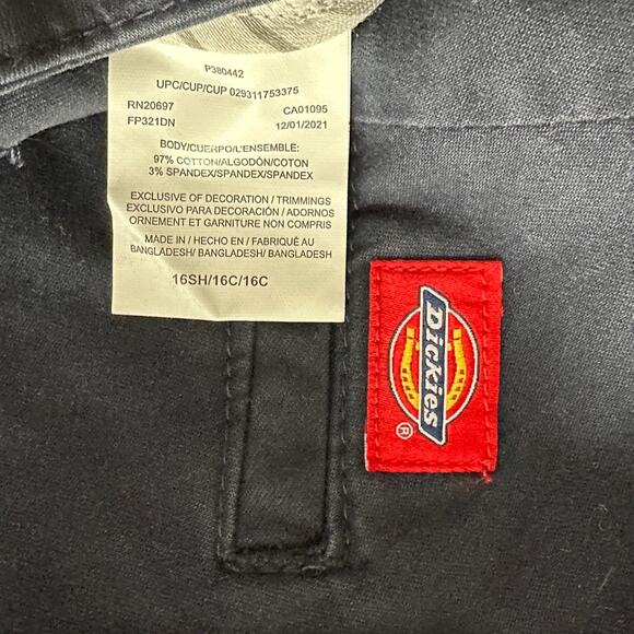 NWT Dickies Flex Twill Pants 16P Navy Relaxed Straight Leg Workwear Preppy - Picture 8 of 12